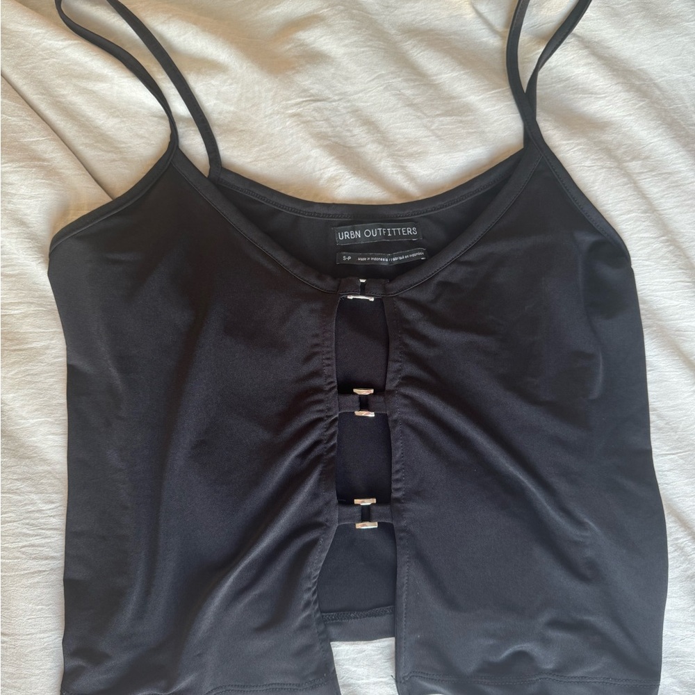 Urban Outfitters Black Crop Camisole